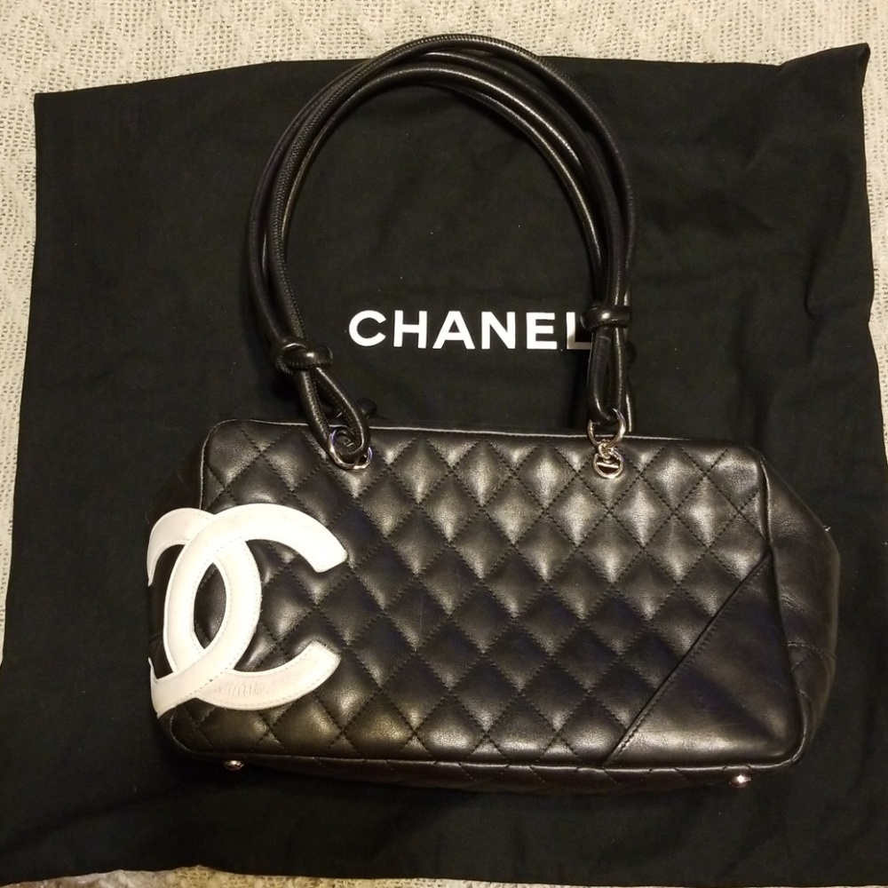 Authentic Chanel Cambon Bowling bag